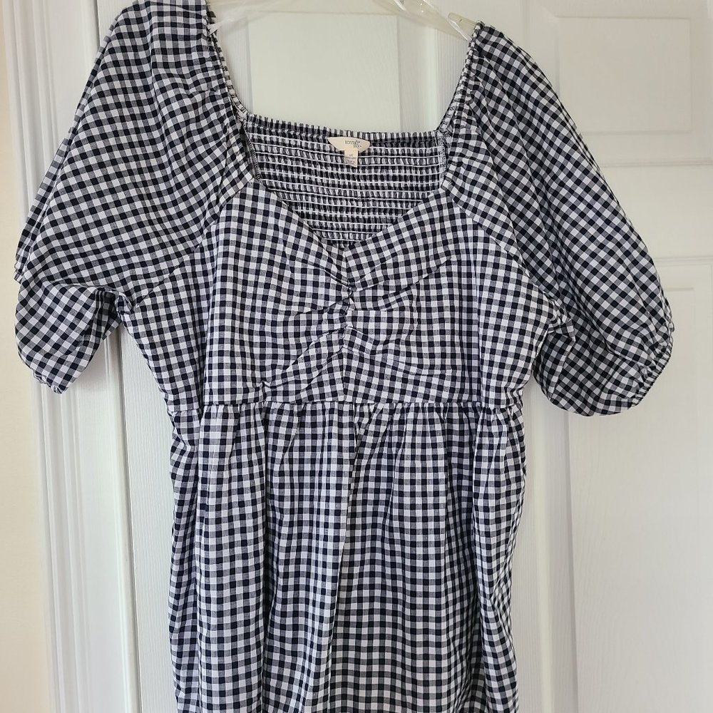 Black/White checked shirt